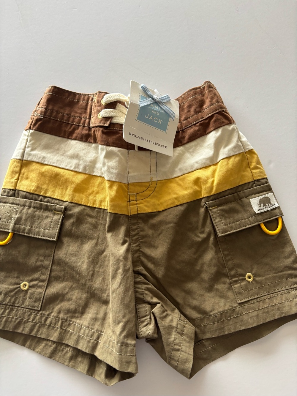 NWT Janie and Jack boys swim trunks size 0-3 months